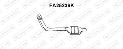 Катализатор VENEPORTE FA25236K для AUTOBIANCHI Y10