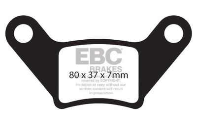 Комплект тормозных колодок, дисковый тормоз EBC Brakes DPX2129 для PIAGGIO M500