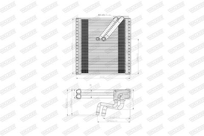 VERDAMPFER KLIMAANLAGE WALKER WEV00150 7