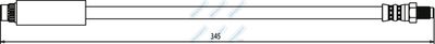 APEC Brake Hose BHO4049