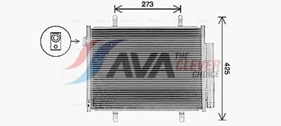 KONDENSATOR KLIMAANLAGE AVA Clever Choice SZ5155D