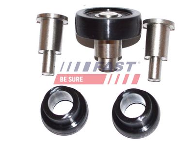 Ritinėlio kreiptuvas, atstumiamos durys