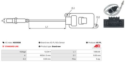 SENZOR NOX INJECTIE ADITIV AS-PL NOX9508 2