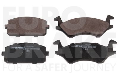 Комплект тормозных колодок, дисковый тормоз EUROBRAKE 5502224514 для TOYOTA STARLET