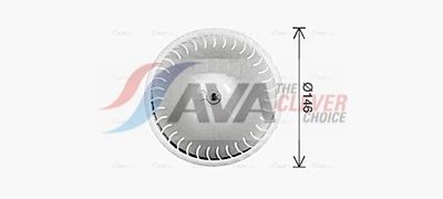 VENTILATOR HABITACLU AVA Clever Choice AI8443 2