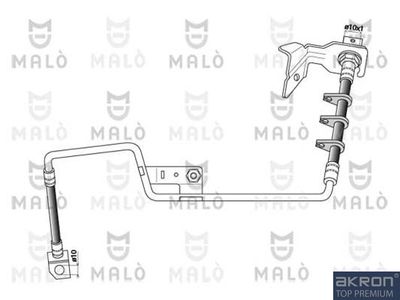 Тормозной шланг AKRON-MALÒ 80426 для CHRYSLER PT CRUISER