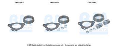 Монтажен комплект, катализатор BM Catalysts FK90566