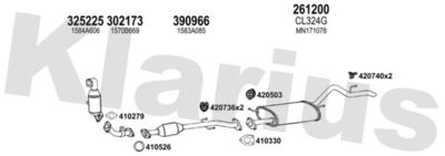 Układ wydechowy KLARIUS 210327E
