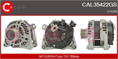 Генератор CASCO CAL35422GS для CITROËN C5