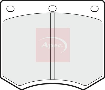 APEC Brake Pad Set, disc brake PAD626