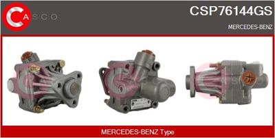 Гидравлический насос, рулевое управление CASCO CSP76144GS для MERCEDES-BENZ MB