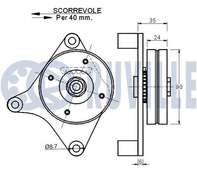 INTINZATOR CUREA CUREA DISTRIBUTIE RUVILLE 540254 1