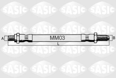 Тормозной шланг SASIC SBH6344 для IVECO DAILY
