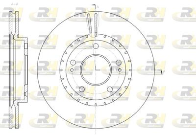 спирачен диск ROADHOUSE 61434.10