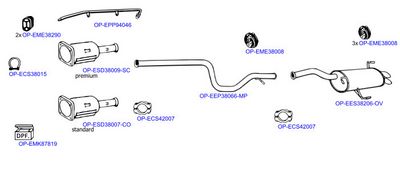 Изпускателна система OPTIMAL OP-EXSPG013