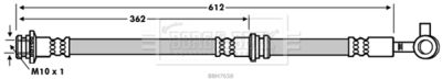 Brake Hose Borg & Beck BBH7658