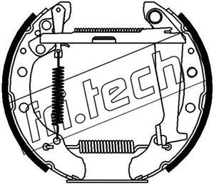 Комплект тормозных колодок fri.tech. 16474 для SKODA 100