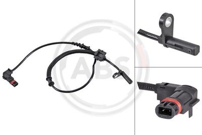 Czujnik, prędkość obrotowa koła A.B.S. 31818