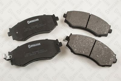 комплект спирачно феродо, дискови спирачки STELLOX 361 004B-SX