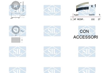 SET CUREA DE DISTRIBUTIE Saleri SIL TK1357 1