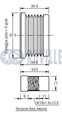 SISTEM ROATA LIBERA GENERATOR RUVILLE 541915 1