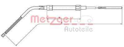 METZGER 10.4134 Трос ручного тормоза  для BMW 3 (Бмв 3)