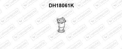 Катализатор VENEPORTE DH18061K для DAIHATSU CHARADE