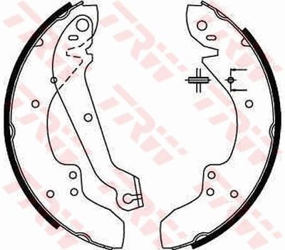 Brake Shoe Set GS6167