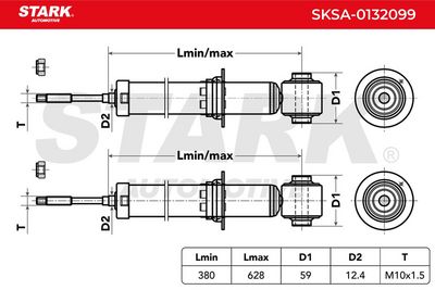 амортисьор STARK SKSA-0132099