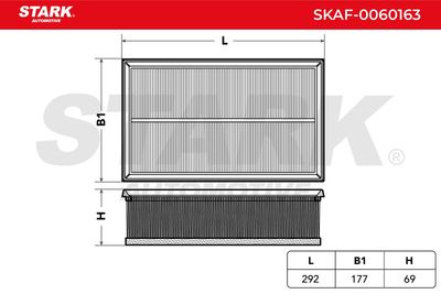 въздушен филтър STARK SKAF-0060163