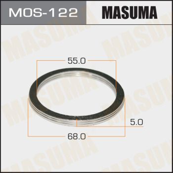 Уплотнительное кольцо, труба выхлопного газа MASUMA MOS-122 для TOYOTA CRESTA