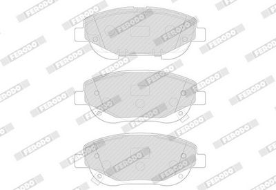 BREMSBELAGSATZ SCHEIBENBREMSE FERODO FDB4824 2