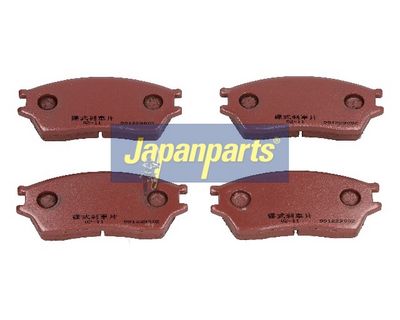 JAPANPARTS Stabdžių trinkelių rinkinys, diskinis stabdys