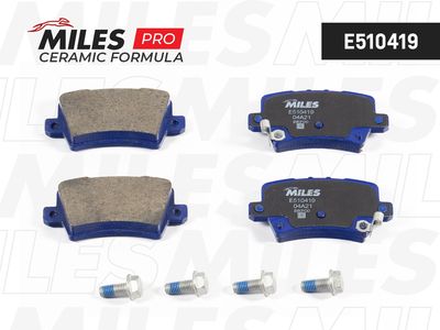 Комплект тормозных колодок, дисковый тормоз MILES E510419 для HONDA CIVIC
