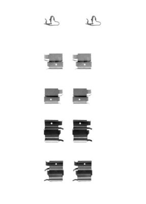 Комплектующие, колодки дискового тормоза MOTAQUIP VMK912 для MITSUBISHI PAJERO