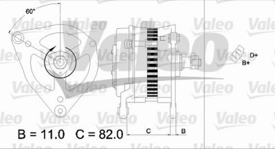 генератор VALEO 436695