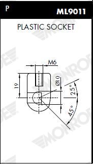 GASFEDER KOFFER-/LADERAUM MONROE ML5712 5