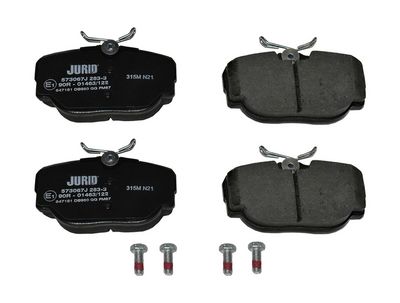 BREMSBELAGSATZ SCHEIBENBREMSE JURID 573067J