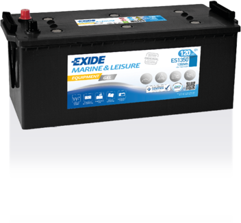 Batterij 12V 120Ah/760A (EN) EQUIPMENT  (EN) GEL  (EN) MARINE/RV (L+ Standaard terminal) 513x189x223 B00 - geen montageflens (Gel)