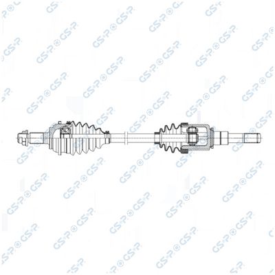 полуоска GSP 251037OL