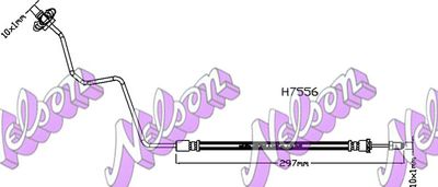 Тормозной шланг KAWE H7556 для OPEL CROSSLAND