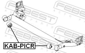SUPORT AX FEBEST KABPICR 1