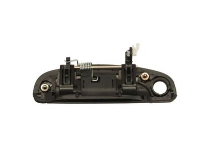 Door handle Voor Rechts (extern, met slotgat, zwart) past: HYUNDAI GETZ 09.02-06.09
