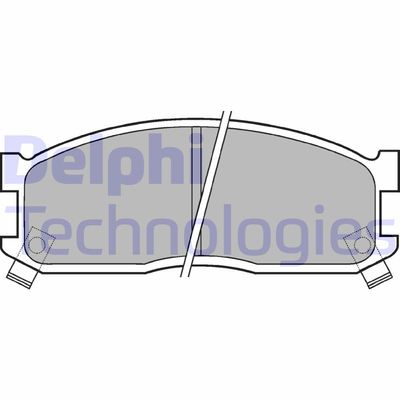 Комплект тормозных колодок, дисковый тормоз DELPHI LP530 для KIA K2500