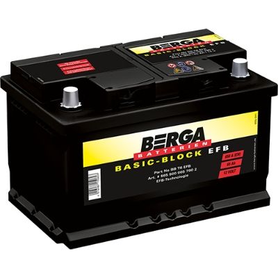 Стартерная аккумуляторная батарея BERGA 5655000657902 для FERRARI 360