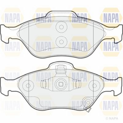 Brake Pad Set NAPA NBP1184