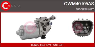 CASCO CWM40105AS Двигун склоочисника для CHRYSLER (Крайслер)