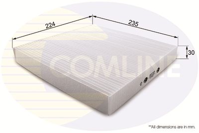 COMLINE EKF209 Фильтр салона  для HONDA NSX (Хонда Нсx)