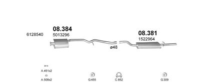 SISTEM DE ESAPAMENT POLMO POLMO02044