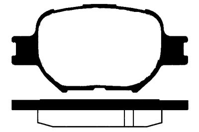 Комплект тормозных колодок, дисковый тормоз RAICAM RA.0572.0 для TOYOTA BREVIS